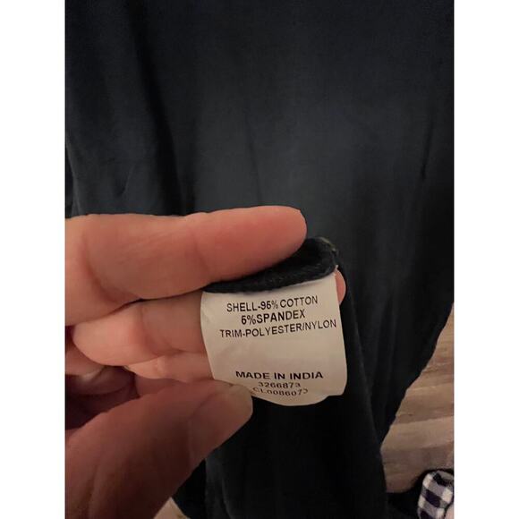 Wayward Fancies Eshakti size 6X 36 w plus long dress embroidered comfy navy blue - Picture 7 of 10